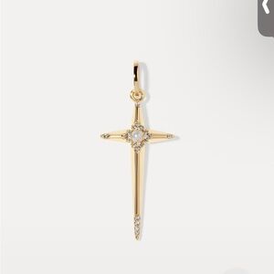 Miranda Frye Gold Cross Pendant